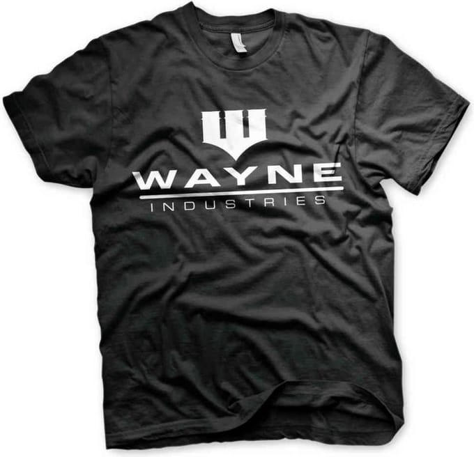 DC Comics Batman Unisex Tshirt -3XL- Wayne Industries Logo Zwart