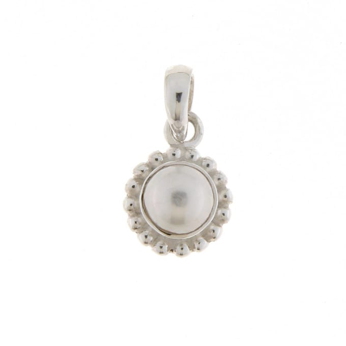 SilverGems Zilveren hanger met zoetwater Parel
