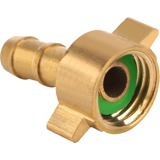G1/4 naar 8mm Schroefdraad Roestvrij Staal Slangkoppeling Spuitmond Accessoire beige