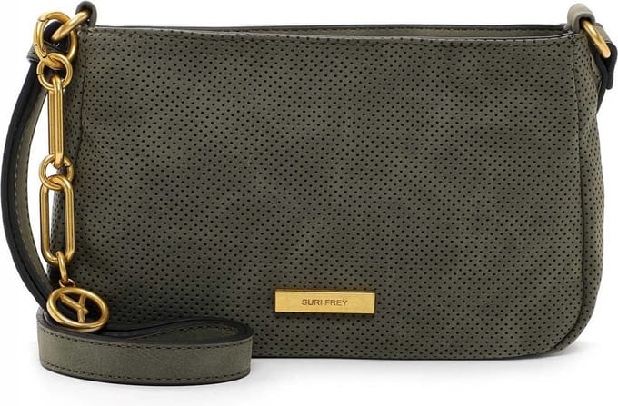 SURI FREY Schoudertas Romy May Handbag with Zipper Oliv Olijfgroen