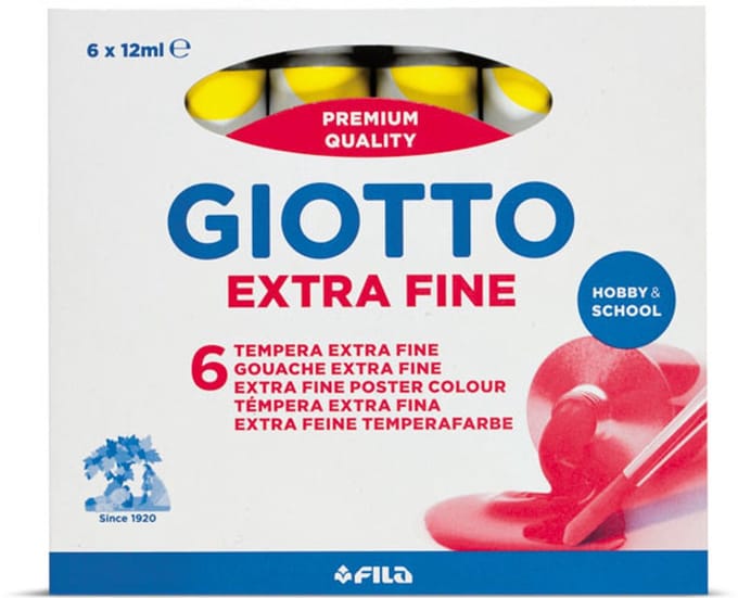 Giotto 352003 temperaverf 12 ml Koker Geel
