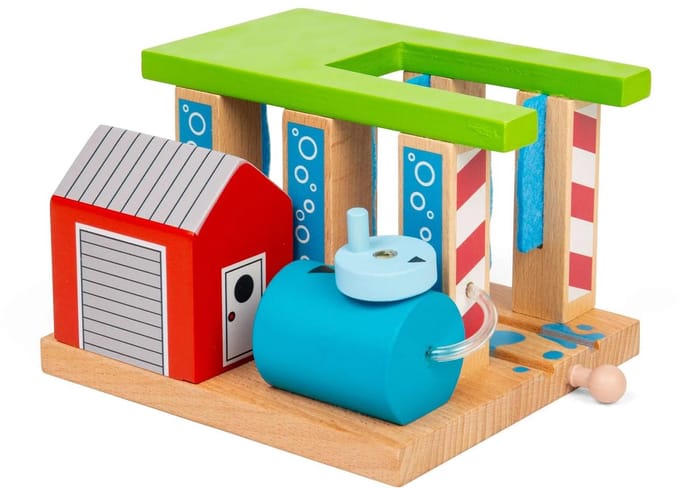 Bigjigs Wooden Rails - Car Wash for Trains