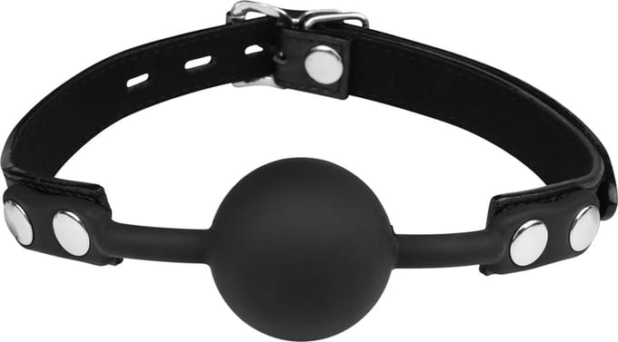 Behave! - Be Quiet - Ball Gag - Siliconen - Zwart