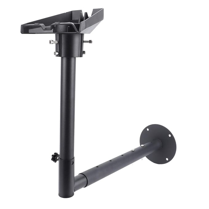 Rechthoekige Satelliet Verstelbare Lange Muurbeugel Heavy Duty Paal met Pijpadapter voor Gen 3 RE V4 Internet Montagekit gray