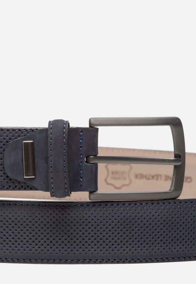 Ziengs Ziengs Riem blauw Leer 960549
