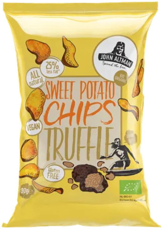 John Altman Zoete Aardappel Chips Truffel - 90 gr