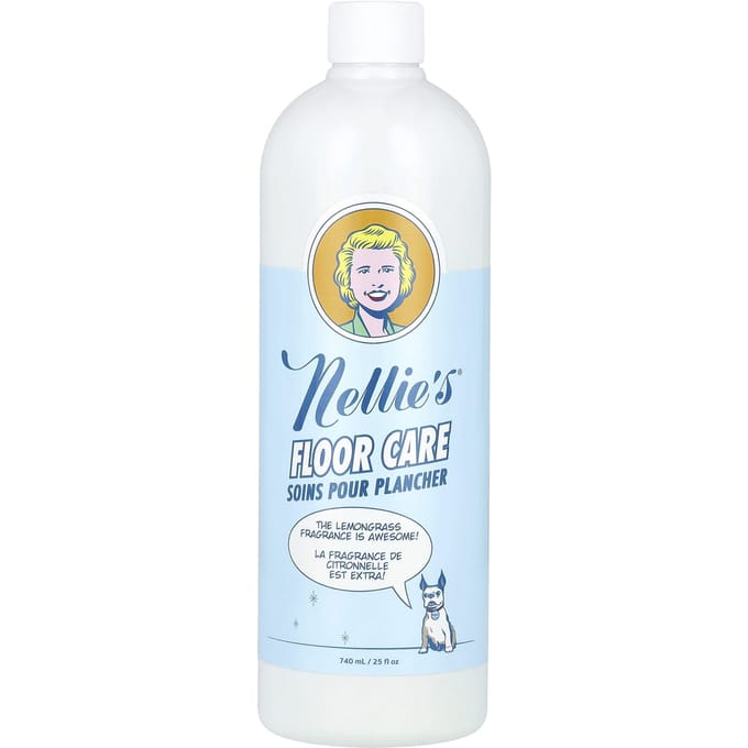 Nellie'S Vloerreiniger, Citroengras, 740Ml(25 fl oz) white