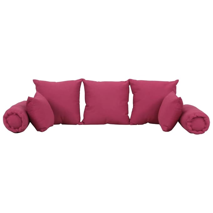 Vidaxl 7-delige Decoratieve Kussenset, Roze, Stof