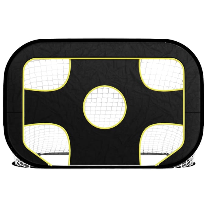 vidaXL - Voetbaldoel - met - doelwit - 120x80x80 - cm - polyester