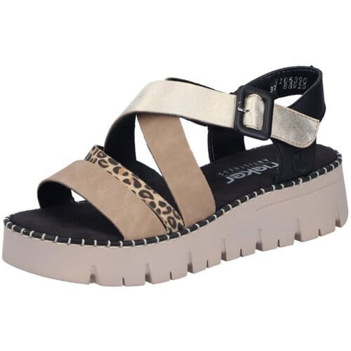 Rieker Sandals, Vrouwen, Beige, Sandalen, maat: 37