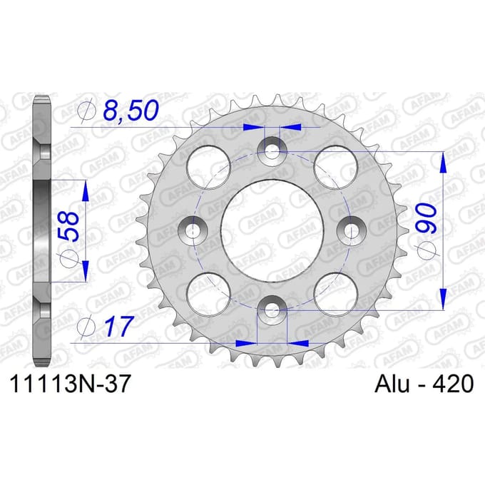 Tandwiel Afam 420 37 dents