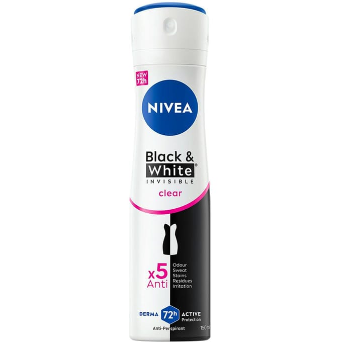 Nivea Black & White Invisible Original Deospray - 150 ml.
