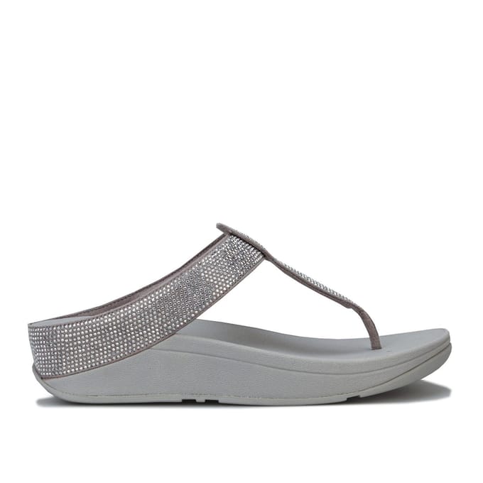 Fit Flop Dames/Dames Isabelle teensandalen (Zilver)