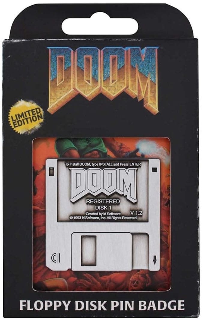 FaNaTtik - DOOM - Floppy Disk - Limited Edition - Speld / Badge