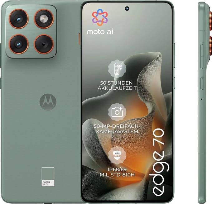 Motorola edge 70 512GB/12GB - PANTONE Lily Pad