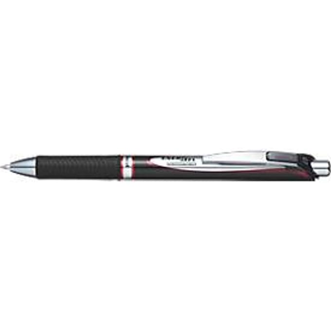 Pentel® rollerbalpen EnerGel BLP77, 12 stuks, rood