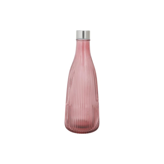 Cosy & Trendy Waterkaraf Atla met RVS Dop - Glas - 1 liter - Maroon