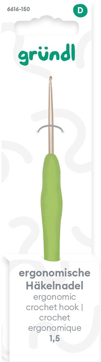6616-150 ERGONOMISCHE HAAKNAALD MET RUBBERGRIP 1.50MM