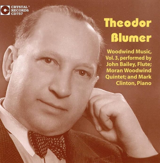 Theodor Blumer:  Woodwind Music, Vol. 3