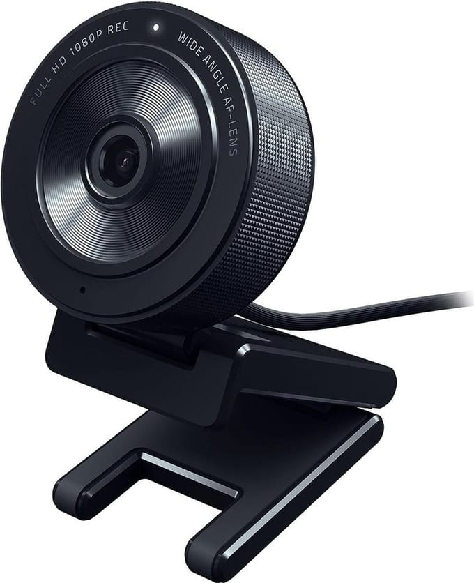 Webcam voor PC - Streaming Camera - Full HD - Rond - Zwart