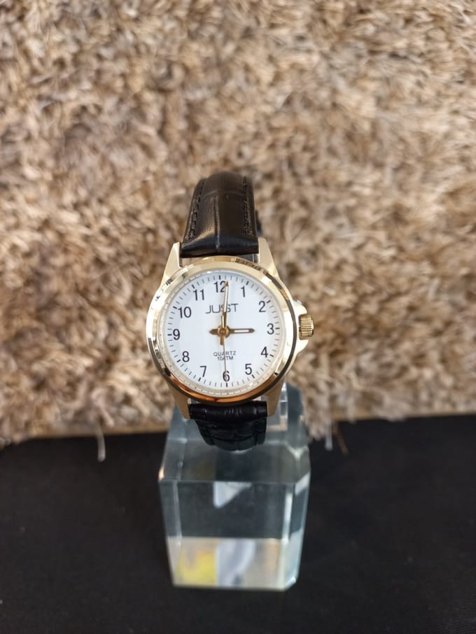 Just dames horloge goudkleurig .