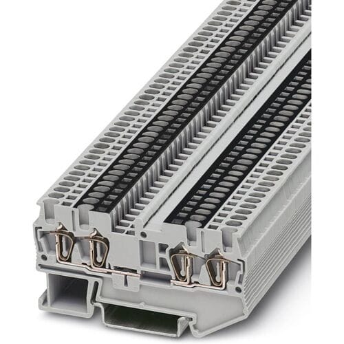 Phoenix Contact 3038600 Doorgangsserieklem 4.2 mm Spanveer Grijs 50 stuk(s) Piece