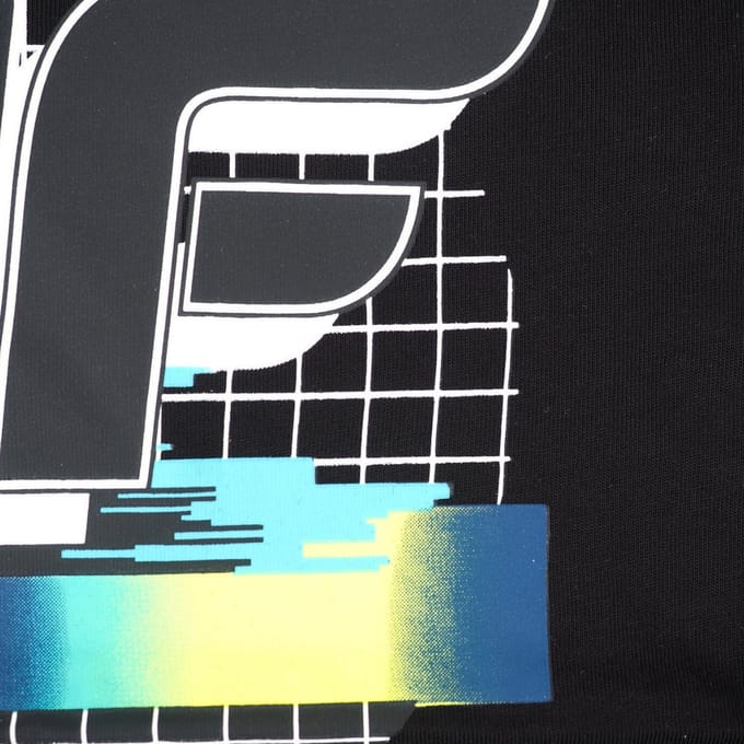 4F T-shirt voor jongens Zwart - Maat 146cm