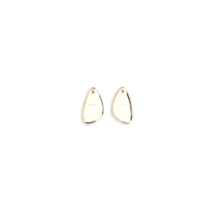 Zebra Gold Messing Oorbellen