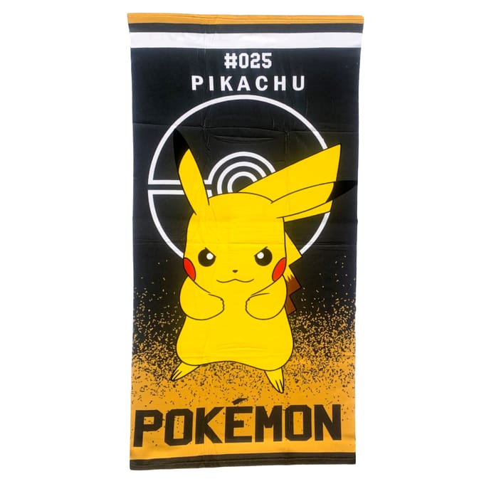 Pokémon strandlaken - 140 x 70 cm. - Pokémon handdoek - sneldrogend
