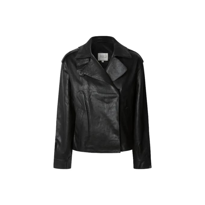 Leren jas voor vrouwen Pepe Jeans Greta