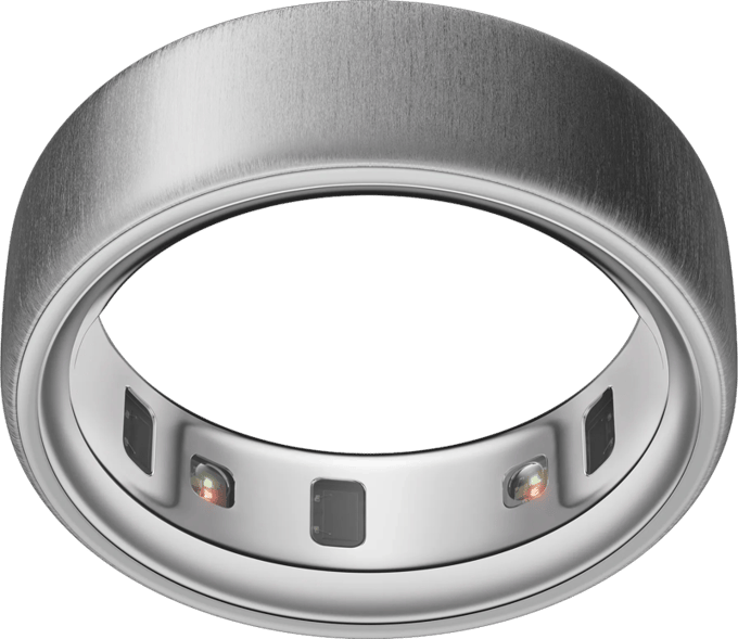 Oura Ring 4 Maat 4 Mat Zilver