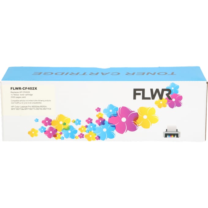 FLWR - Toner / 201X / Geel - Geschikt voor HP