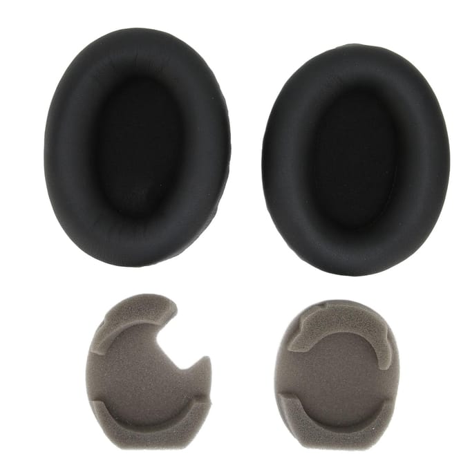 Coussin d'écouteur Coussinets d'oreille de remplacement professionnels à isolation phonique pour casque Sony WH‑1000XM4 black