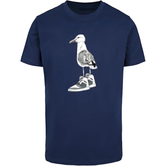 Mister Tee - Seagull Sneakers Heren Tshirt - M - Blauw