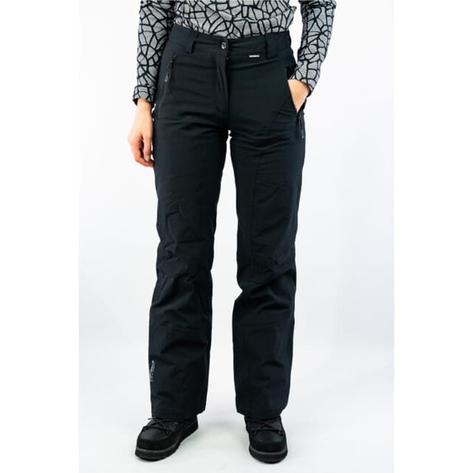 ICEPEAK FREYUNG Vrouwen Wintersportbroek ZWART