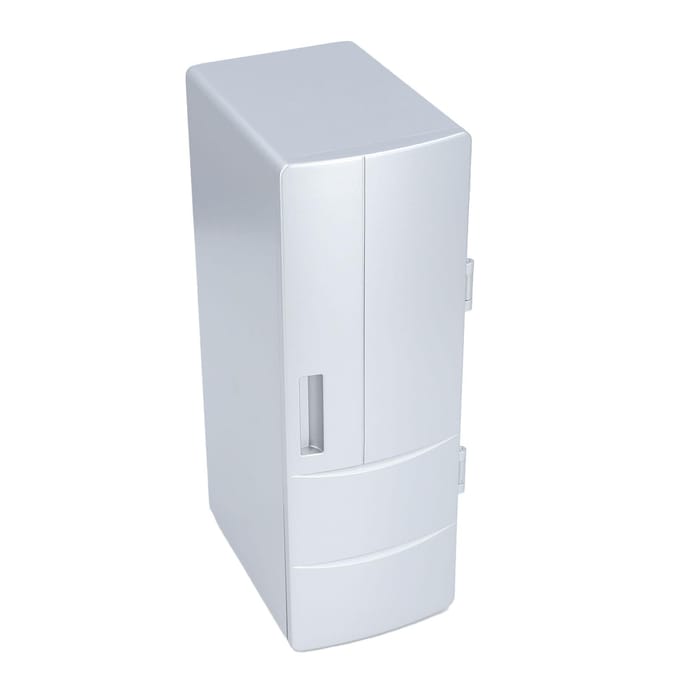 Draagbare Mini Koelkast 5W Efficiënt Multifunctioneel Houdt Koud Of Warm USB Koelkast voor Thuis Auto white