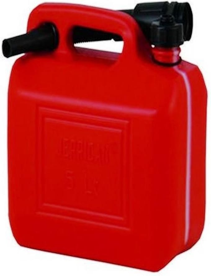 JERRYCAN (BENZINE OF DIESEL)