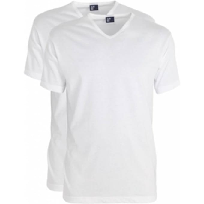 Alan Red Heren ondershirt vermont extra lang t-shirt v-hals 2-pack -
