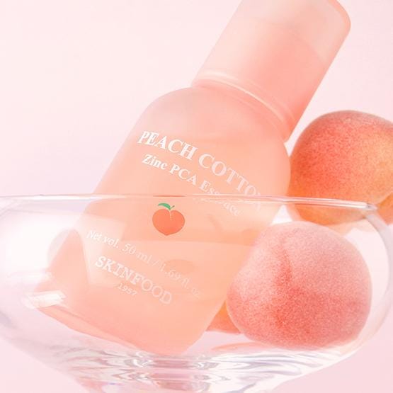 [SKINFOOD] Peach Cotton Zinc PCA Essence 50ml white