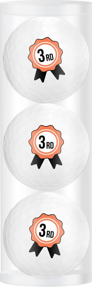 Golfpresentjes-3 Golfballen 3e prijs-Golfcadeau-Golfgadget-Golfballen-golfprijs-Golfer-Golfaccessoires