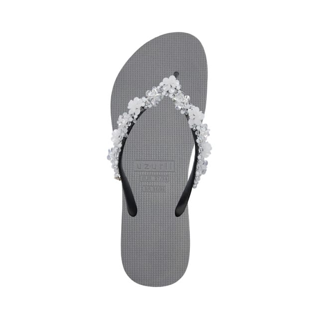 Uzurii | Teenslippers | Dames | Zilver | Maat 39/40