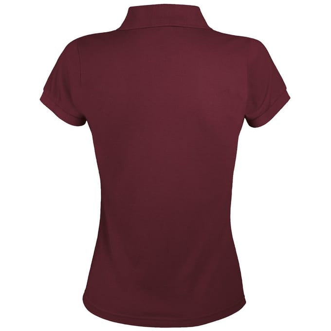 SOLS Dames/dames Prime Pique Polo Shirt (Bourgondië)