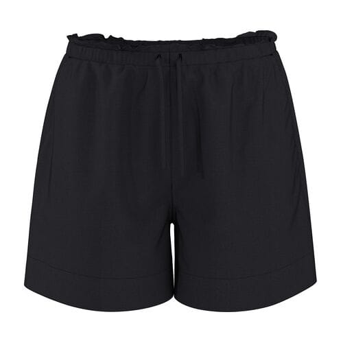ESMARA Korte dames broek met linnen (Zwart, S (36/38))