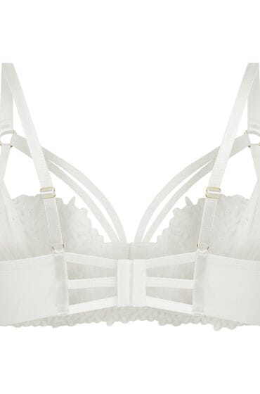 Hunkemöller Niet-Voorgevormde Beugel Longline bh Kristina Wit