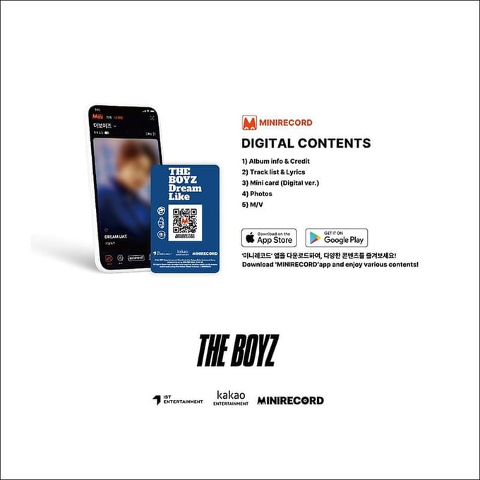 THE BOYZ - DREAMLIKE Platform Ver. (DROMERIG ver. / DAG ver. / Doe-het-zelf versie) RANDOM black