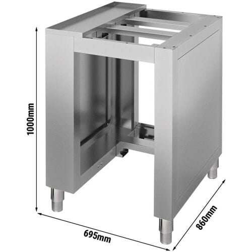 GGM Gastro Untertisch für Teigportionierer TPE800 & Teigabrunder TAE800