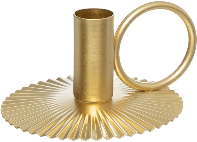 Fééric Lights and Christmas Kerstdecoratie Kandelaar - Ø11xH6cm - Goud