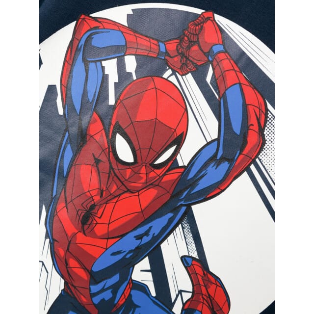 Name It Kinder Pyjama Jongens Kort Blauw Spiderman - Maat 86/92