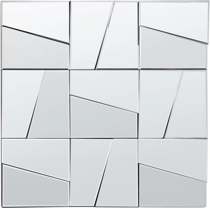 ANCEMONT - Wandspiegel - Zilver - Glas
