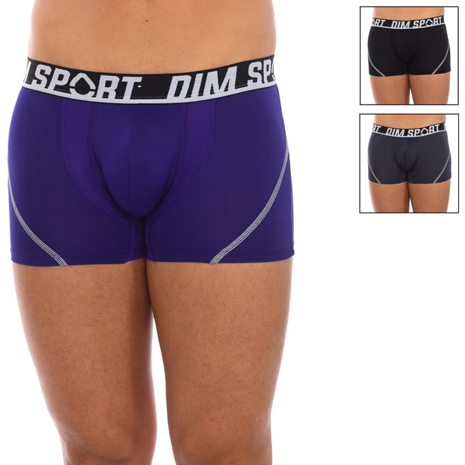 Pack-3 Boxershorts aus atmungsaktivem Stoff D08EW Herren